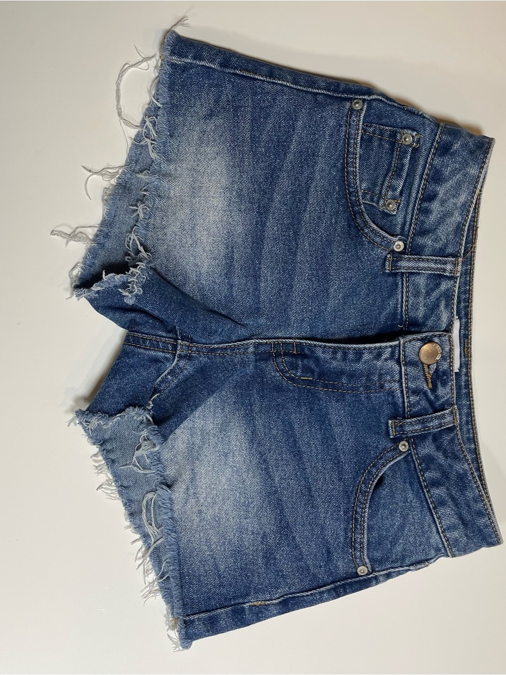 RSQ Distressed Denim Shorts - Blue